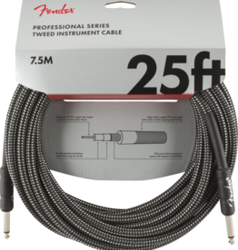 Fender Fender Pro Instrument Cable 25ft Gray Tweed
