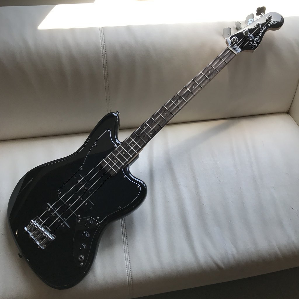 fender squier jaguar bass used