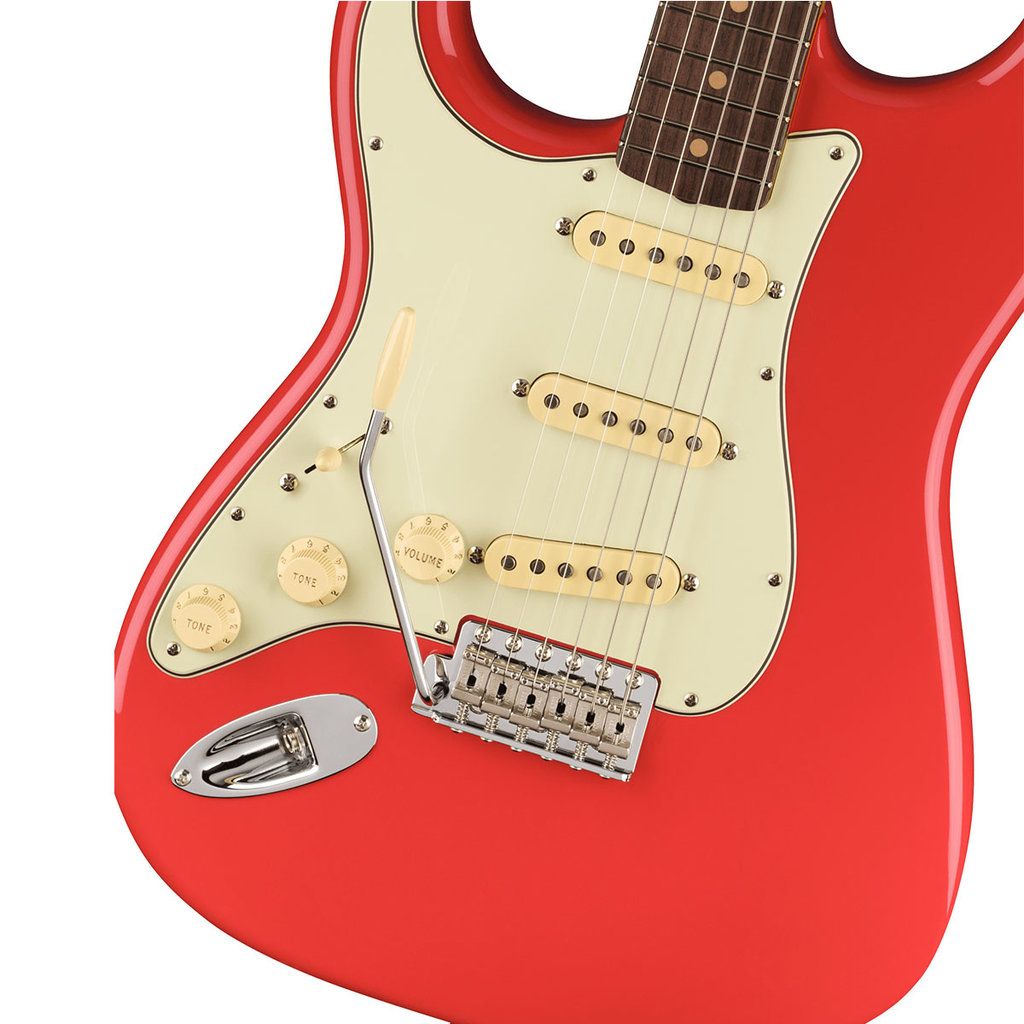 Fender Fender American Vintage II 1961 Stratocaster Left-hand - RW,  Fiesta Red