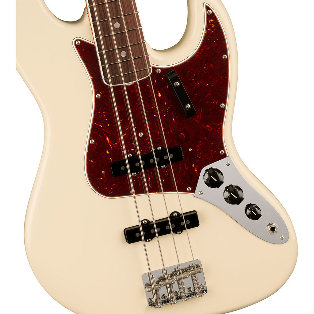 Fender Fender American Vintage II 1966 Jazz Bass - RW,  Olympic White