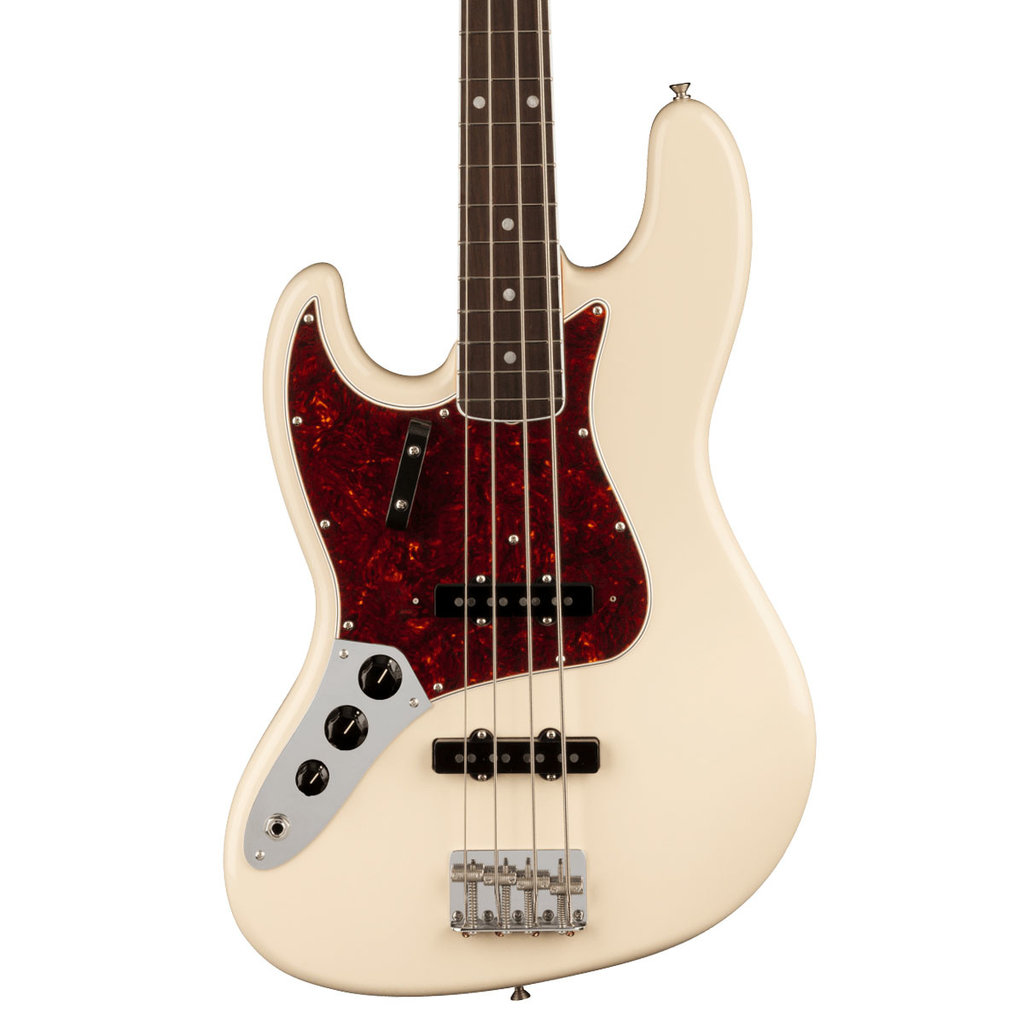 Fender Fender American Vintage II 1966 Jazz Bass Left Hand - RW,  Olympic White
