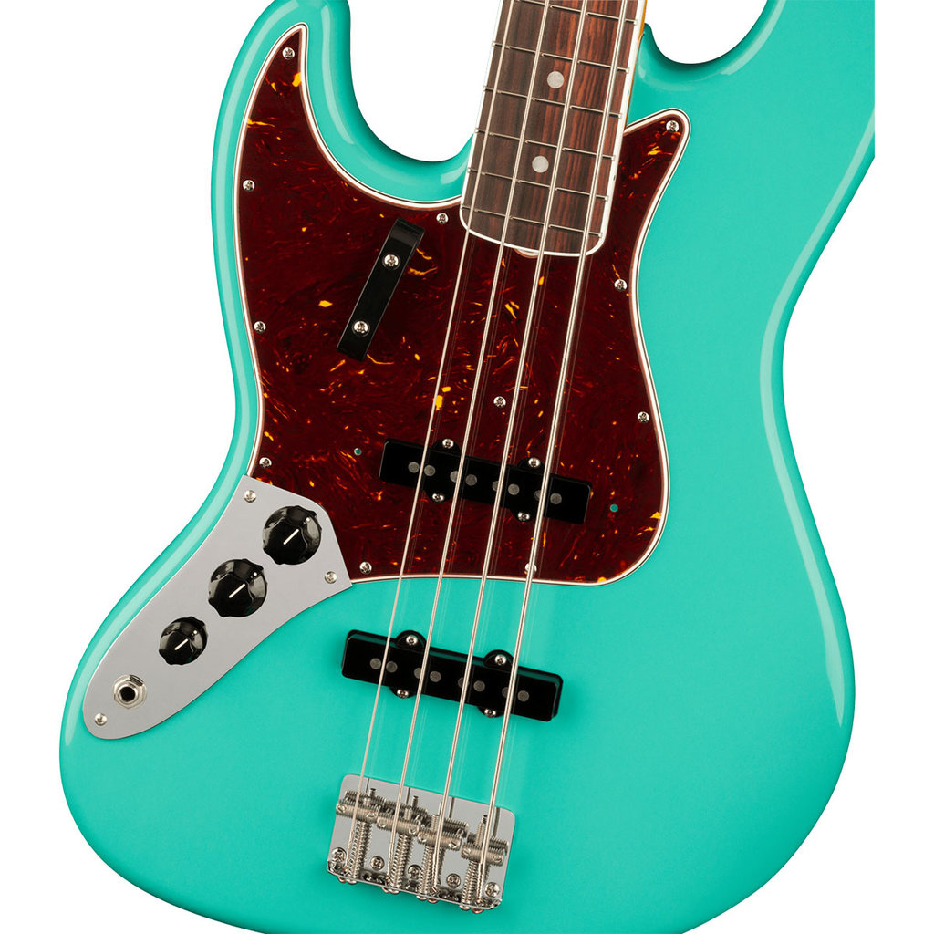 Fender Fender American Vintage II 1966 Jazz Bass Left Hand - RW,  Sea Foam Green