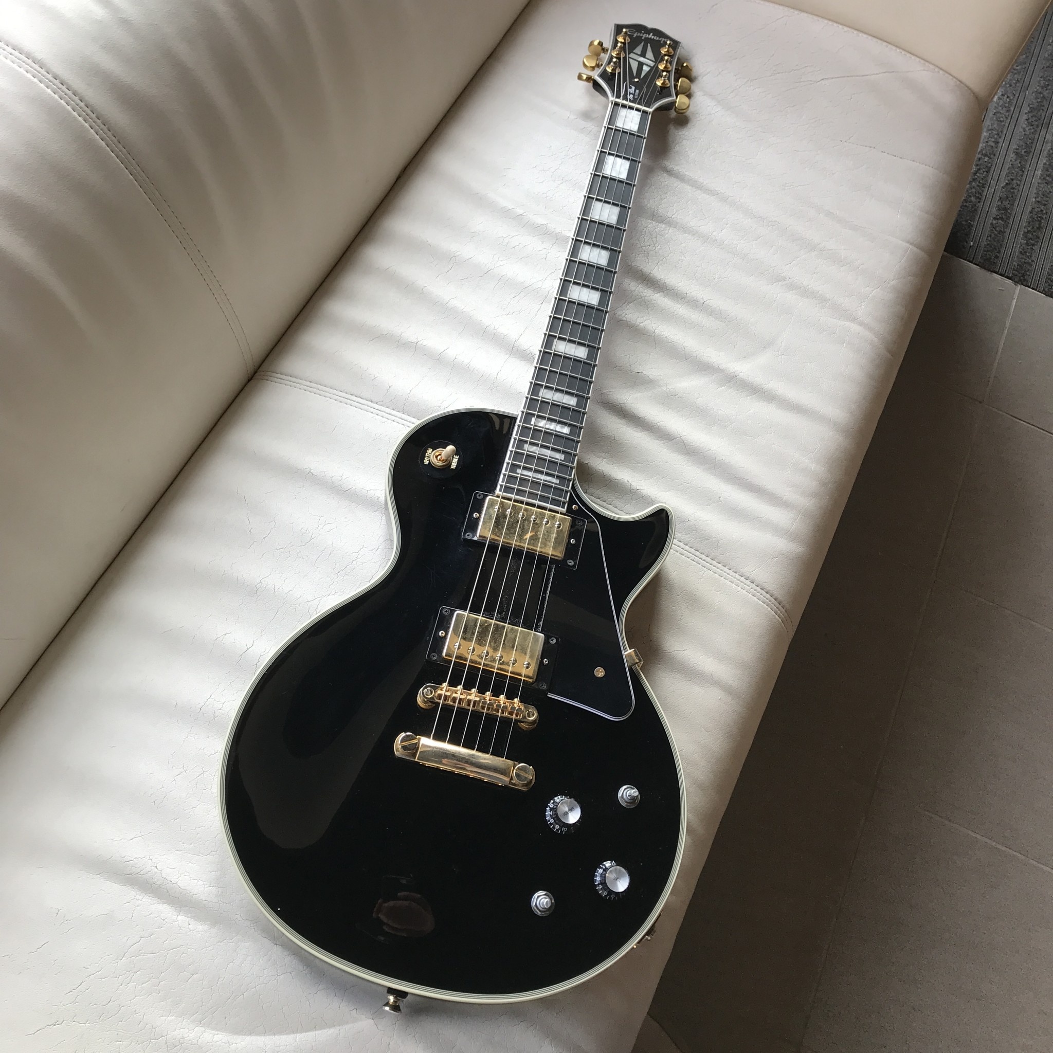 Consignment/Used Epiphone Les Paul Custom Black Beauty - KAOS