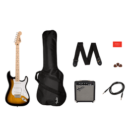 Fender Fender Squier Sonic Stratocaster Pack - 2 Colour Sunburst