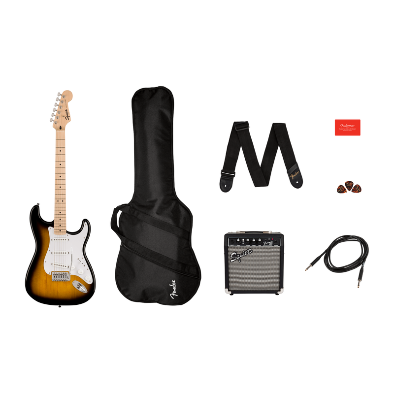 Fender Fender Squier Sonic Stratocaster Pack - 2 Colour Sunburst