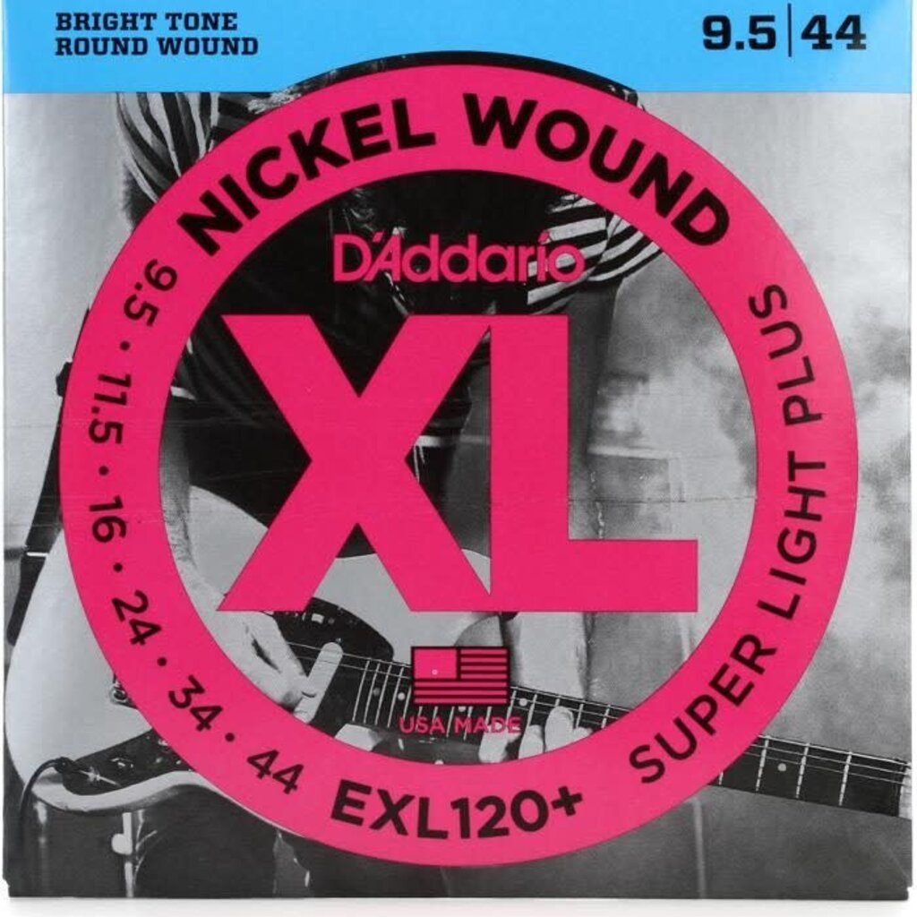 D'addario D'addario EXL120+ Electric Strings Super Light  9.5-44