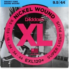 D'addario D'addario EXL120+ Electric Strings Super Light  9.5-44