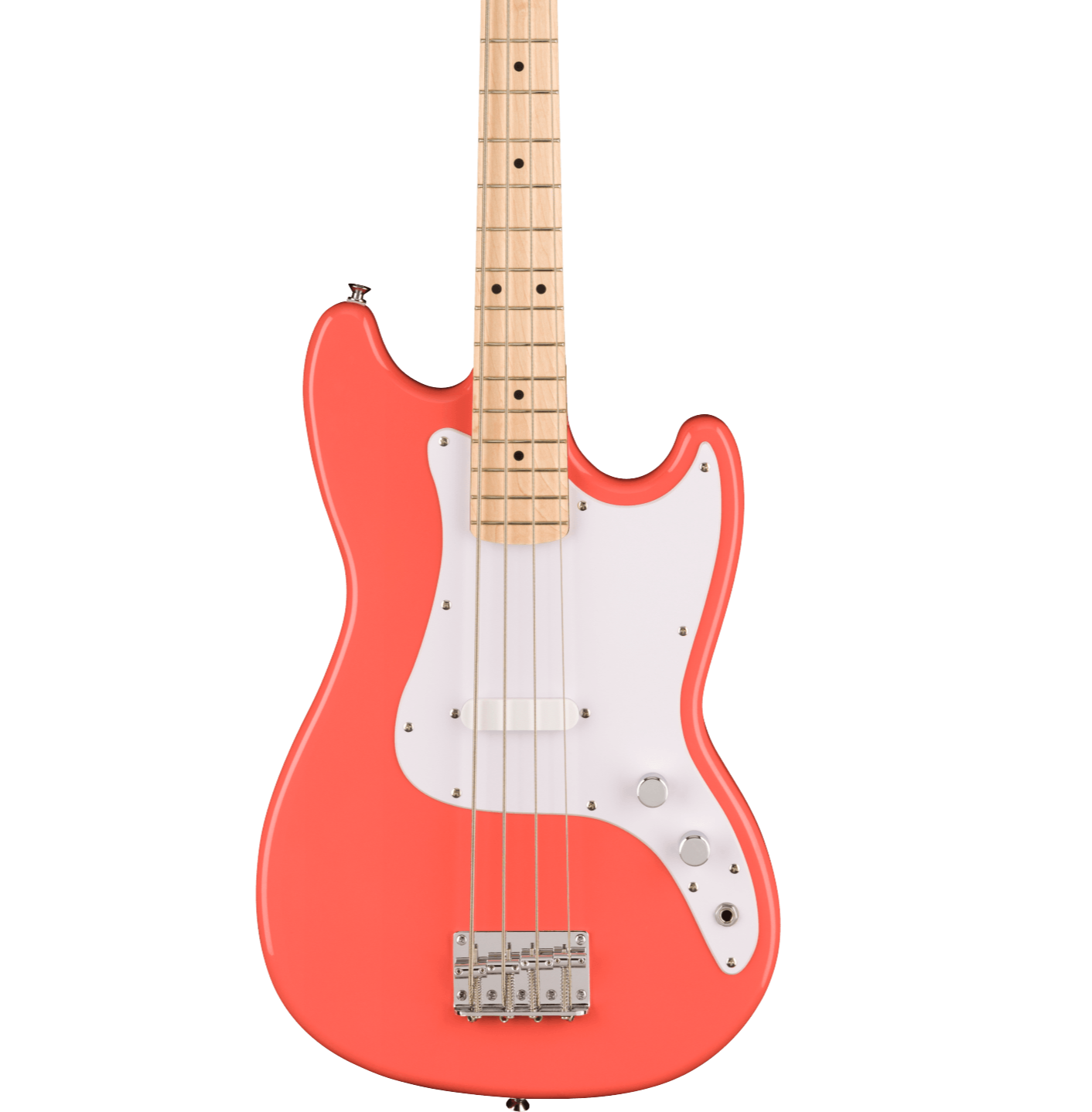 Fender Squier Sonic Bronco Bass - Tahitian Coral - KAOS Music Centre