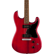 Fender Fender Squier Paranormal Strat-O-Sonic - Crimsen Red Transparent