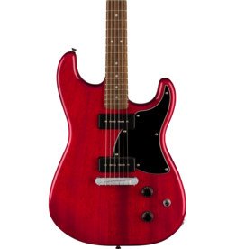 Fender Fender Squier Paranormal Strat-O-Sonic - Crimsen Red Transparent