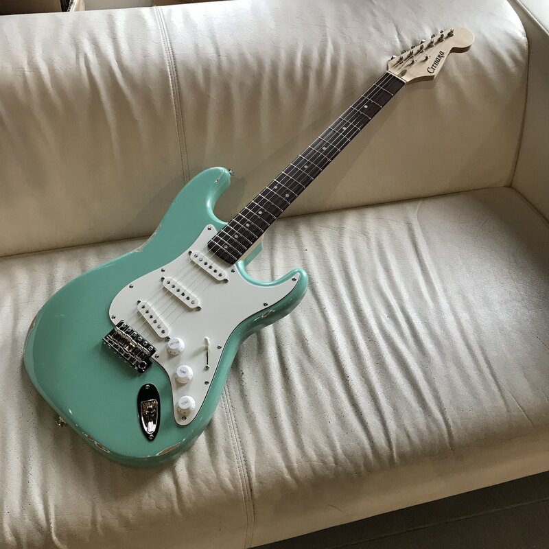 Cithara Guitars Cithara Custom Vintage Stratocaster - Surf Green