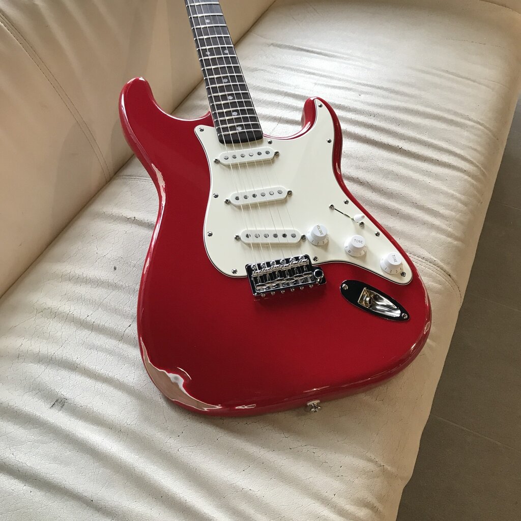 Cithara Guitars Cithara Custom Vintage Stratocaster - Candy Apple Red
