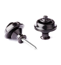 Jim Dunlop Jim Dunlop Strap Lok SLS1033BK - Black, Dual Design