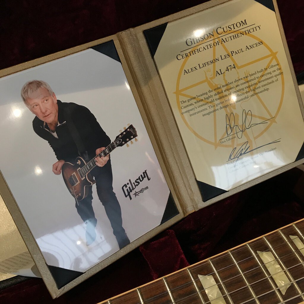 Gibson Consignment/Used Gibson Custom Shop Alex Lifeson Axcess  - Viceroy Brown