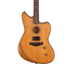 Fender Acoustasonic Standard Jazzmaster, Aged Natural - KAOS Music