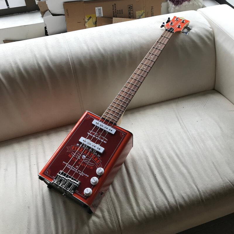Kaos Music Consignment/Used Bohemian Fireater Oil Can Bass - w/Gig Bag
