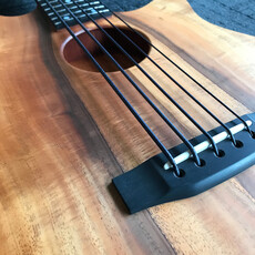 Fender Consignment/Used - Carvin  AC50 Bass Guitar - Semi-Acoustic, Stripped Koa, Piezo, made in USA