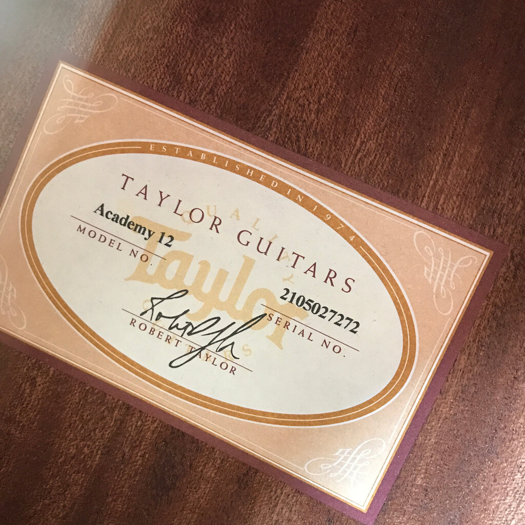 Taylor Guitars Consignment/Used Taylor Academy A12 w/Gig Bag