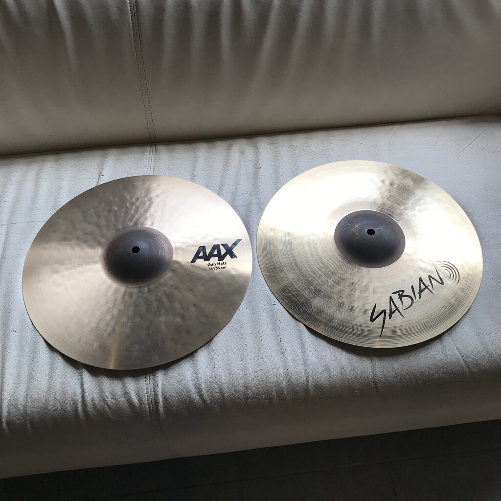 Sabian Consignment/Used Sabian AAX Thin Hats 14"