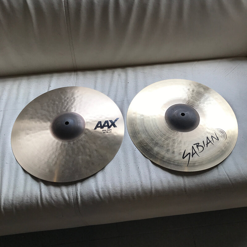 Consignment/Used Sabian AAX Thin Hats 14"