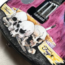 Consignment / Used Custom Hand Painted Day of the Dead Kramer Clone