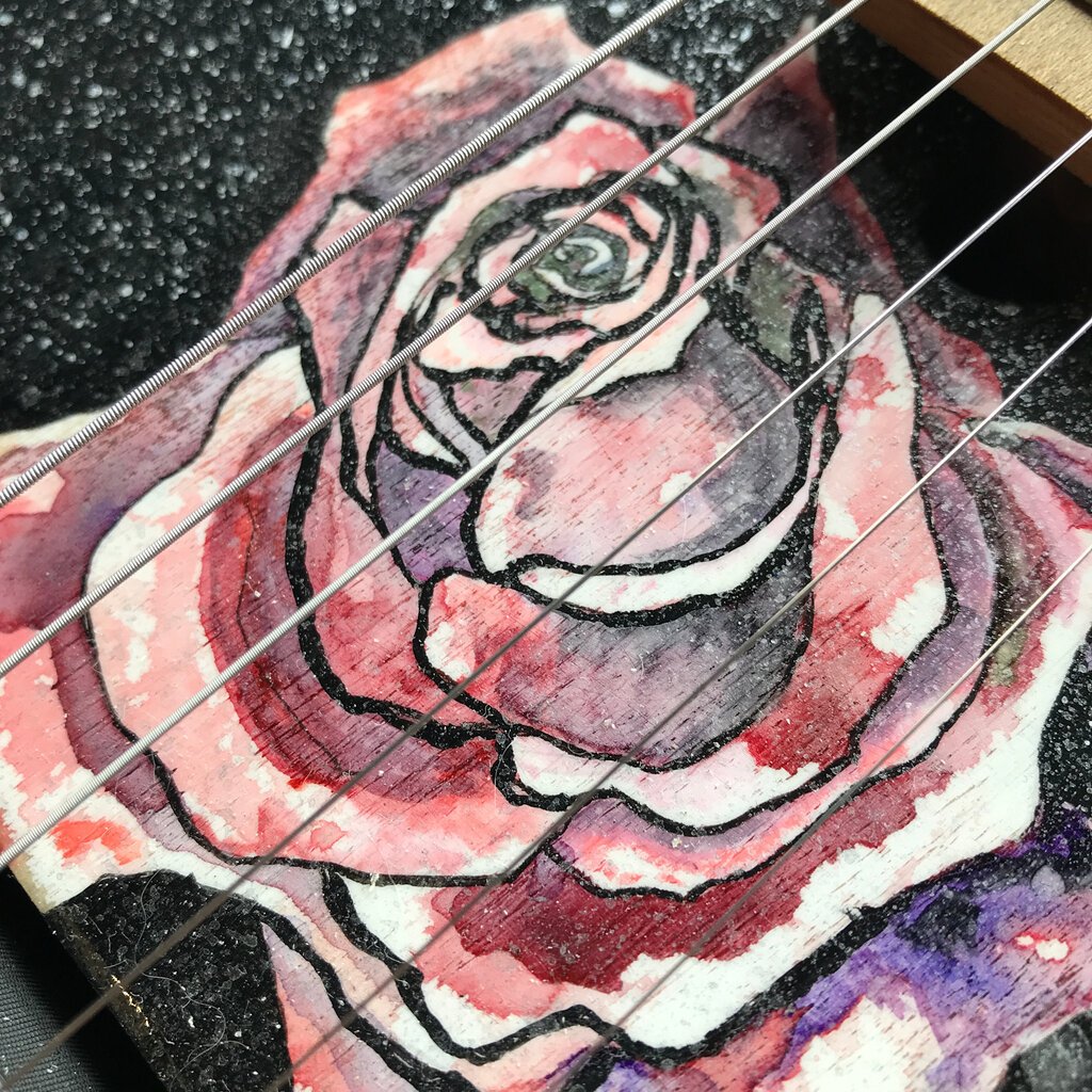 Consignment / Used Custom Hand Painted Day of the Dead Kramer Clone