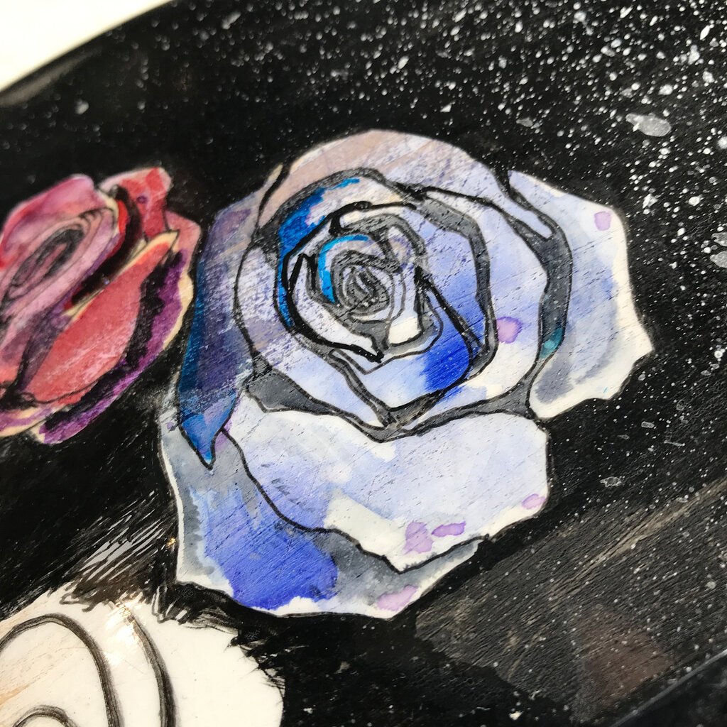 Consignment / Used Custom Hand Painted Day of the Dead Kramer Clone