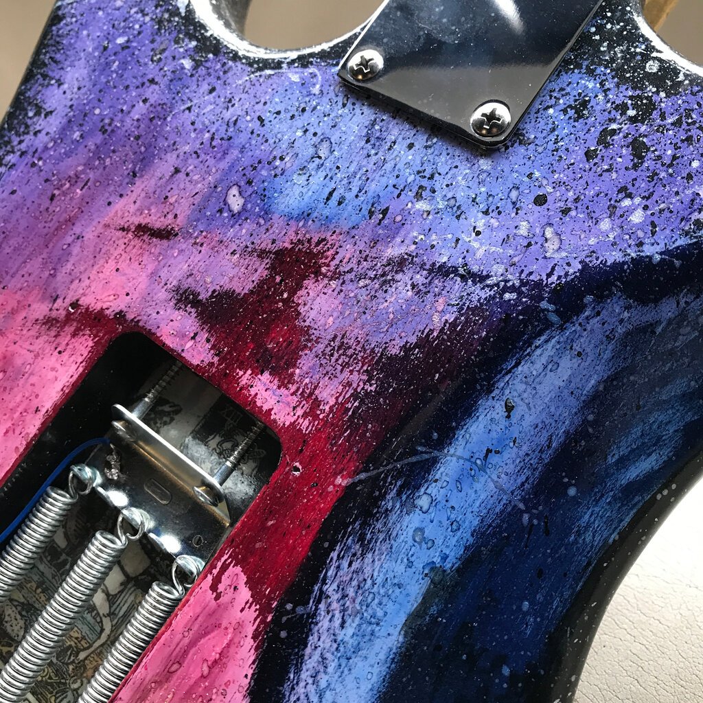 Consignment / Used Custom Hand Painted Day of the Dead Kramer Clone