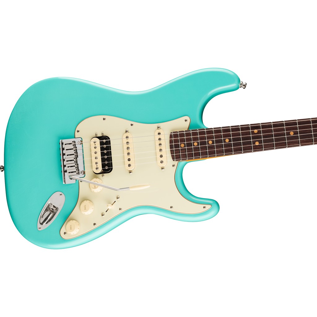 Fender Fender American Ultra Luxe Vintage 60's Stratocaster HSS RW - Seafoam Green