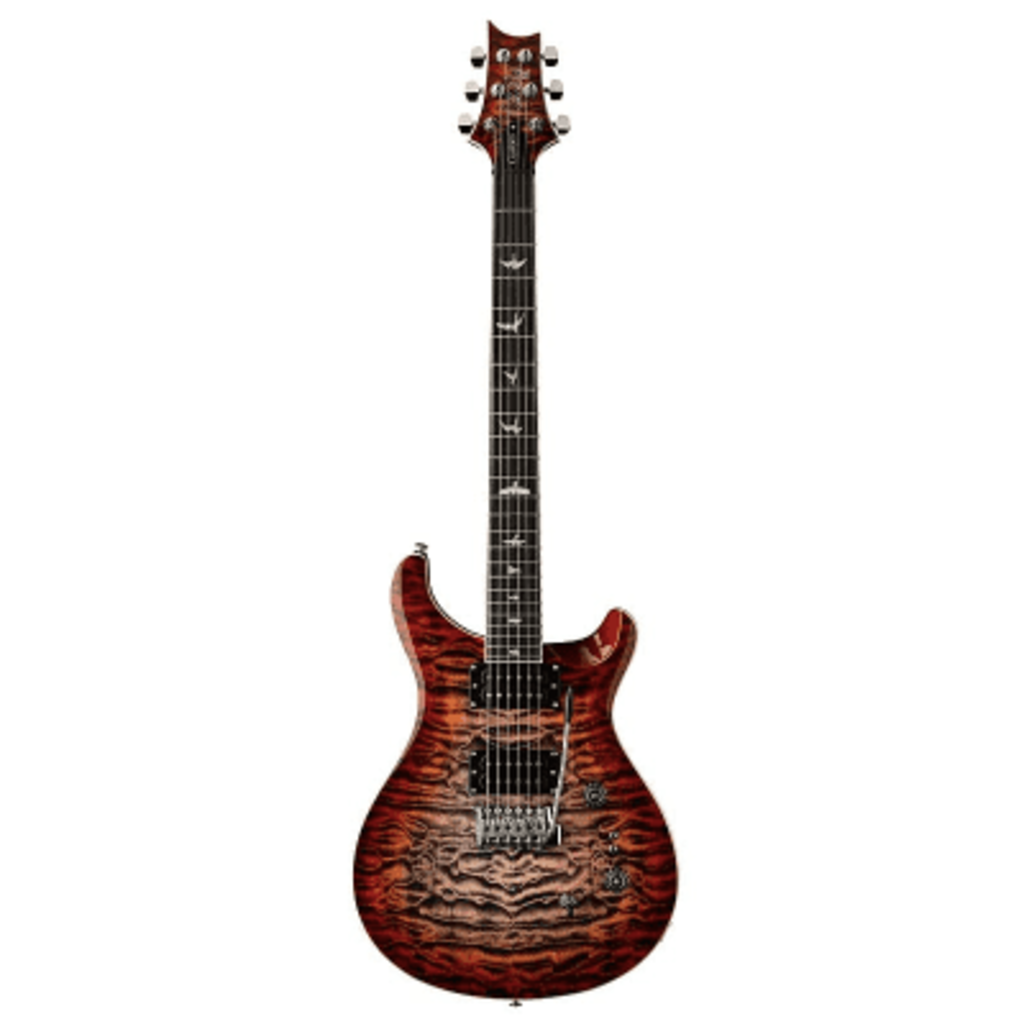 PRS PRS SE Custom 24-08 Quilt - Charcoal  Cherry Burst