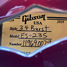 Gibson Consignment/Used Gibson Memphis ES-235  2019  w/Gig Bag