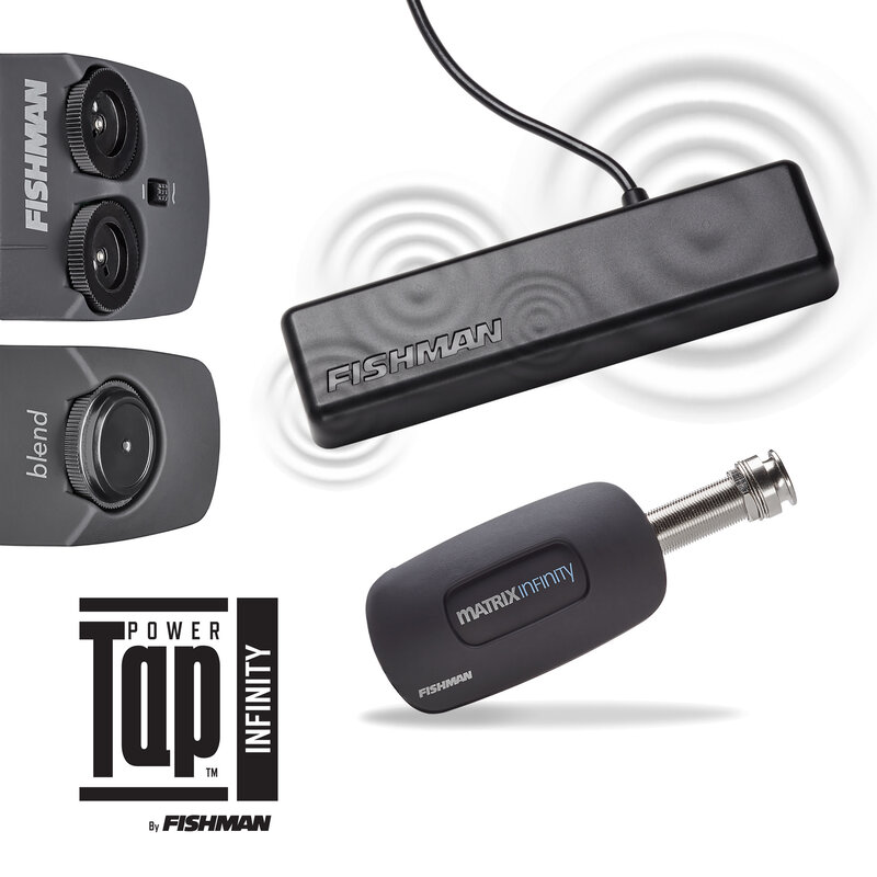 Fishman PowerTap Infinity (Body Sensor w/ Undersaddle PU,Wide)