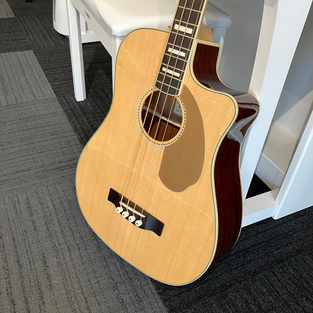 Fender Consignment/Used Fender Kingman Bass SCE - Natural w/Case