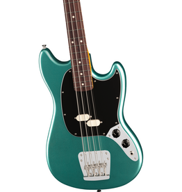 Fender Fender American Professional Classic Mustang Bass, RW,  Faded Sherwood Green Metallic