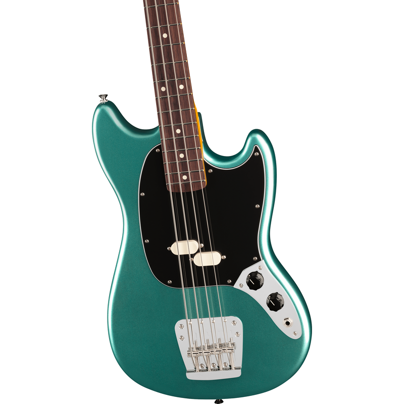 Fender Fender American Professional Classic Mustang Bass, RW,  Faded Sherwood Green Metallic