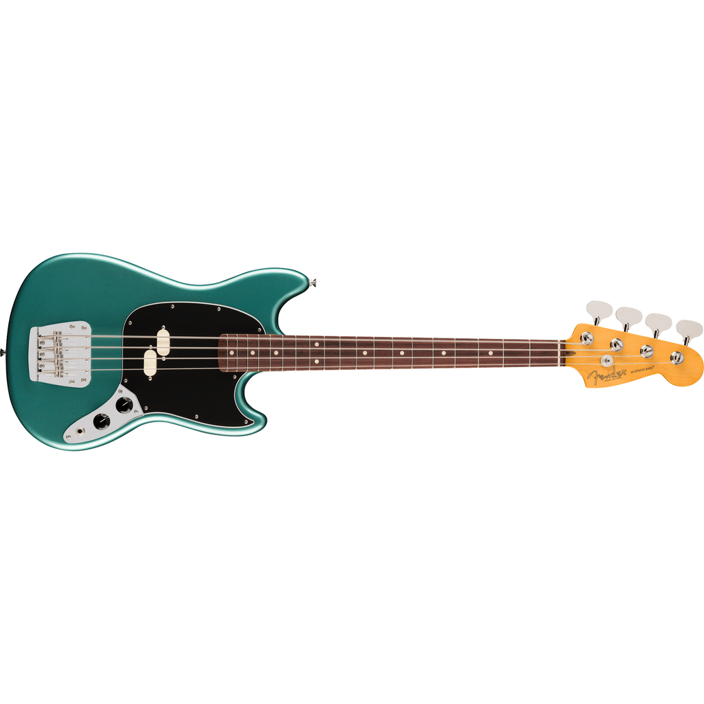 Fender Fender American Professional Classic Mustang Bass, RW,  Faded Sherwood Green Metallic
