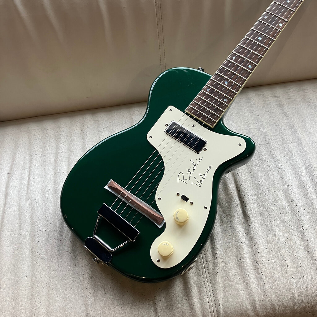 Consignment/Used Harmony H44 Ritchie Valens Signature Stratotone - Buick Green