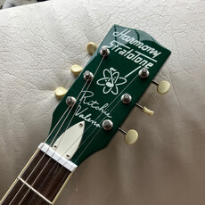 Consignment/Used Harmony H44 Ritchie Valens Signature Stratotone - Buick Green