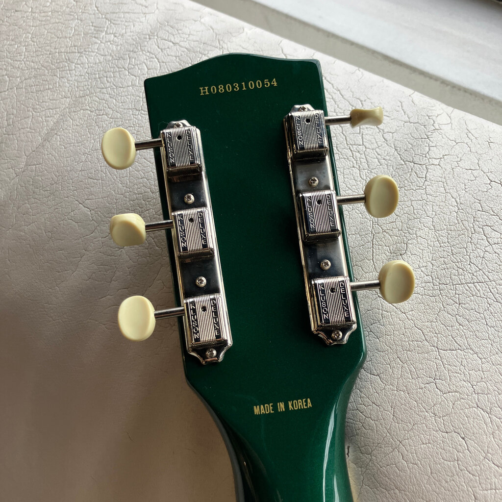 Consignment/Used Harmony H44 Ritchie Valens Signature Stratotone - Buick Green