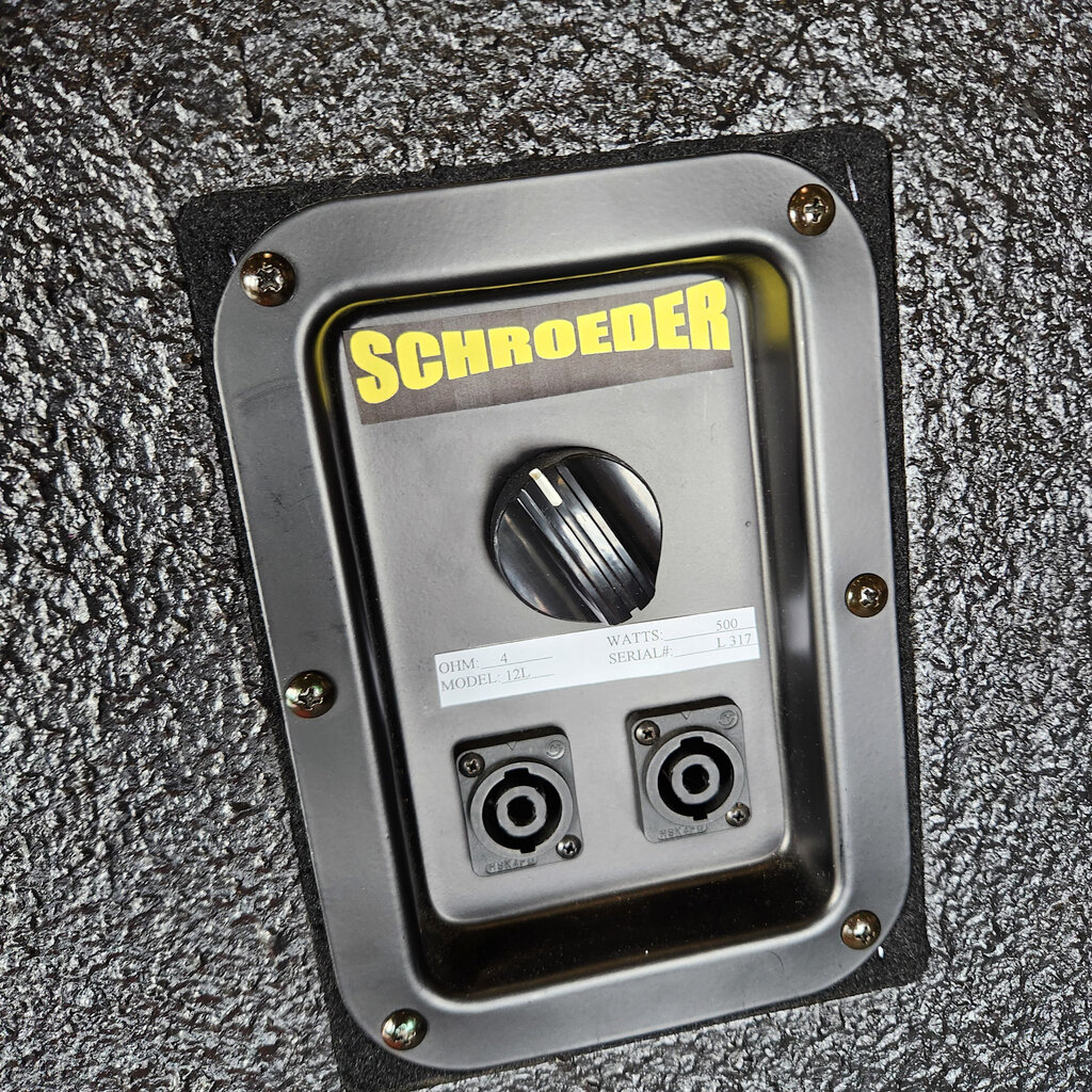 Used/Consignment - Schroeder 12L  Bass Cab w/Tweeter 4 Ohms 500Watts
