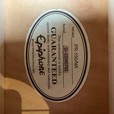 Epiphone Consignment/Used Epiphone PR-150 NA