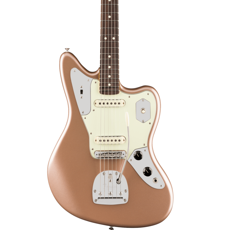 Fender Fender American Professional Classic Jaguar, RW, Faded Firemist Gold