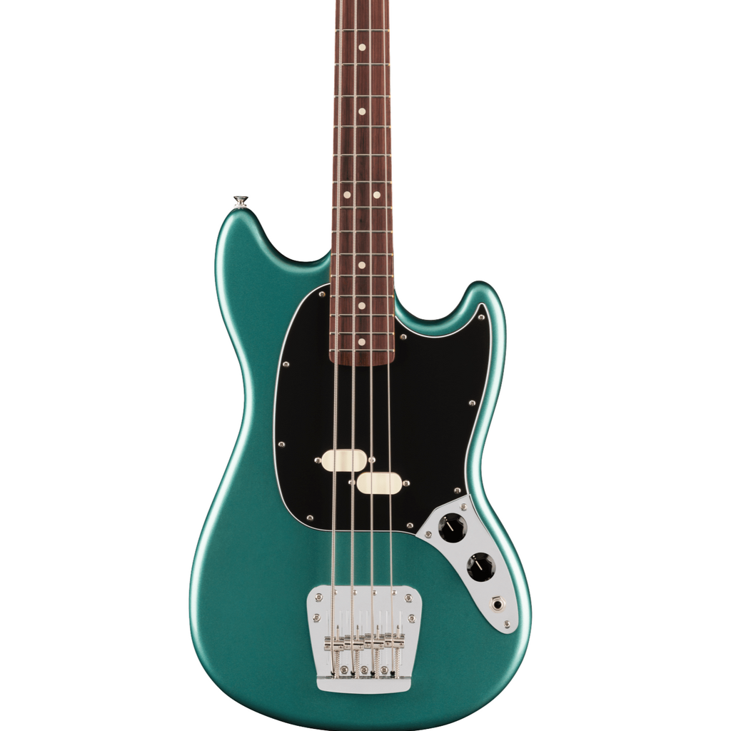 Fender Fender American Professional Classic Mustang Bass, RW,  Faded Sherwood Green Metallic