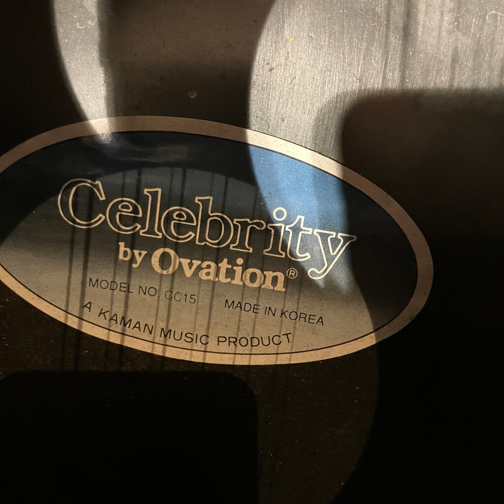 Consignment/Used Ovation Celebrity CC15 12-String w/Case