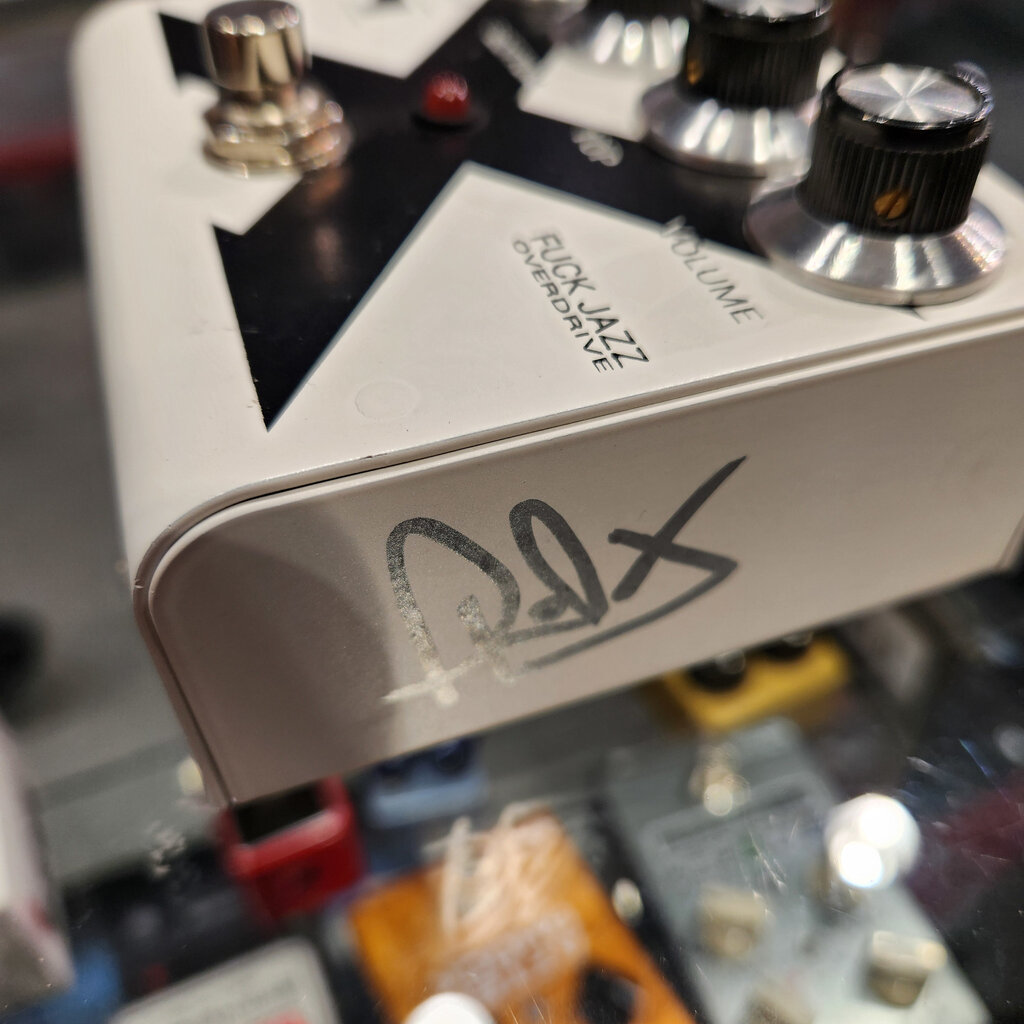 Consignment LAA custom  PHIL X F*** JAZZ OVERDRIVE Pedal Signed by Phil X