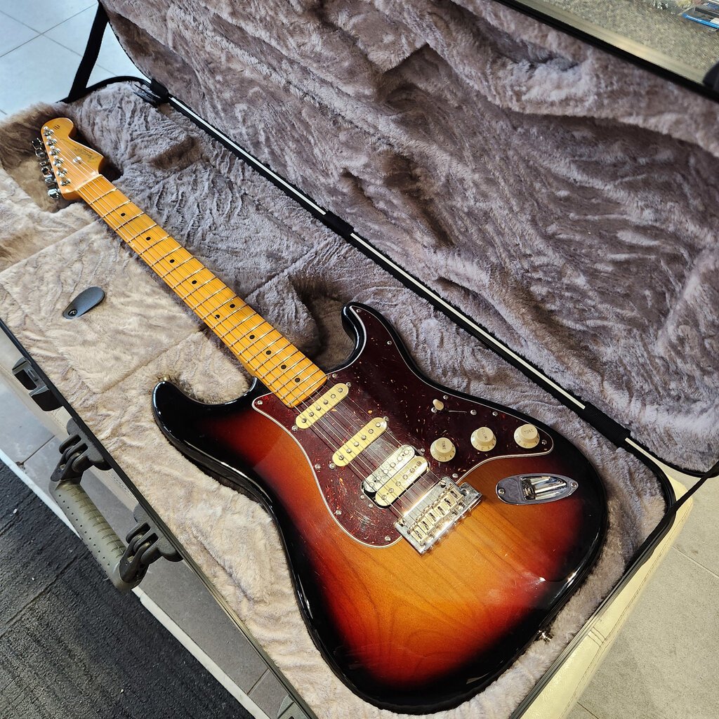 Fender Consignment Fender American Pro II HSS Strat - 3Tone Sunburst w/HS Case