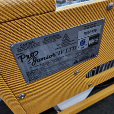 Fender Consignment Fender Pro Junior IV Tube amp
