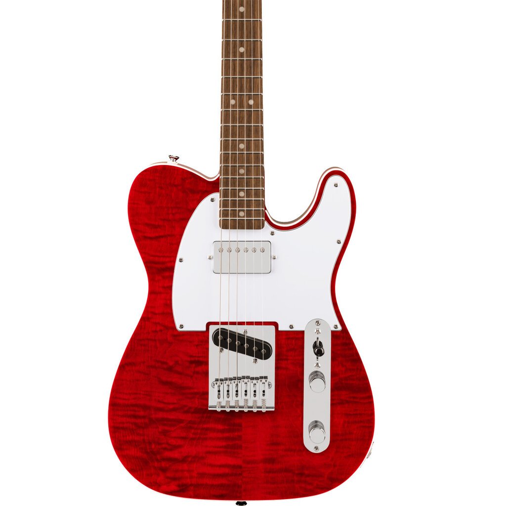 Fender Fender Squier Affinity Series Tele FMT SH - Crimsen Red Transparent