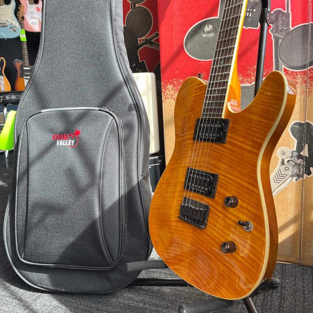 Fender Consignment/Used Fender Special Edition Custom Telecaster FMT HH - Amber (with Deluxe Gig Bag & Stand)