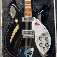 Consignment/Used Rickenbacker 620/12 Black w/Custom Case
